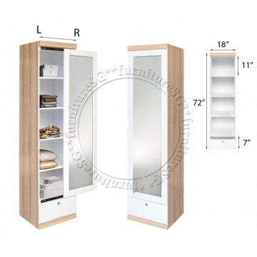 Fiya Multipurpose Cabinet With Mirror